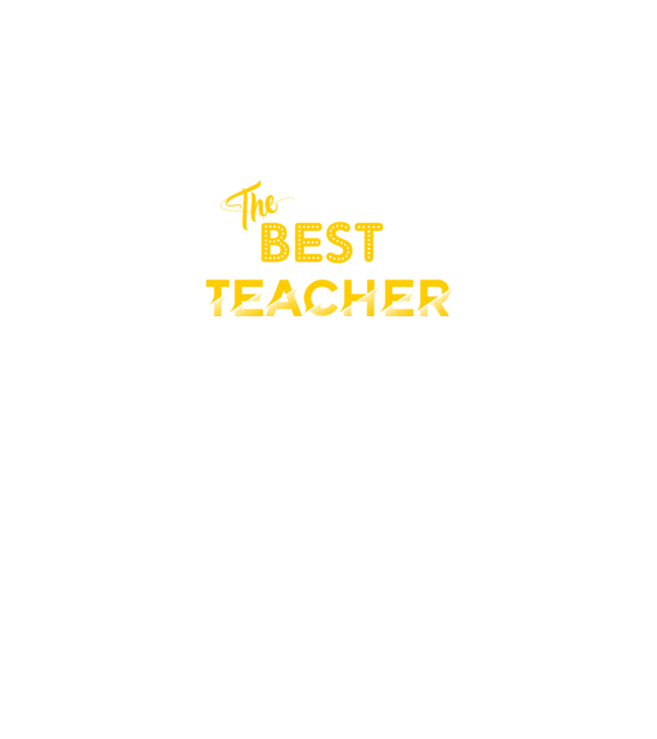 the best teacher yellowpng minta fekete pólón