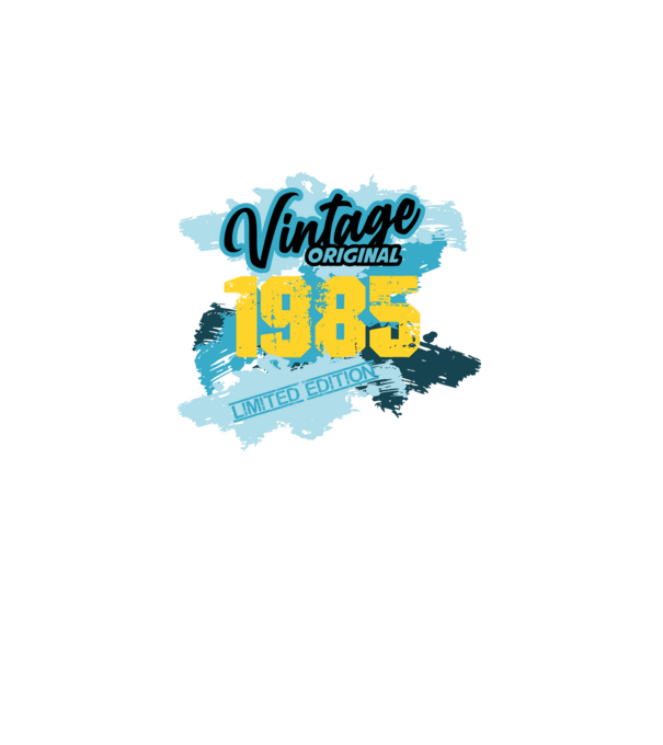 1985 vintage minta fekete pólón