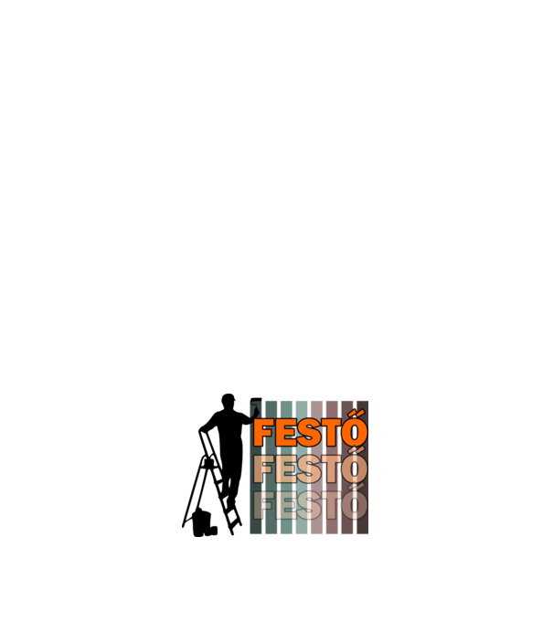festők minta fehér pólón