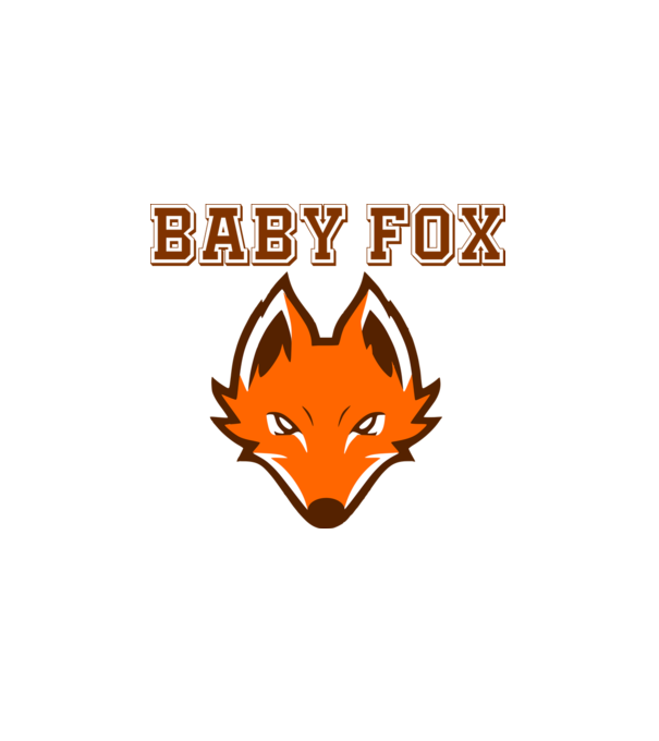 fox minta fehér pólón
