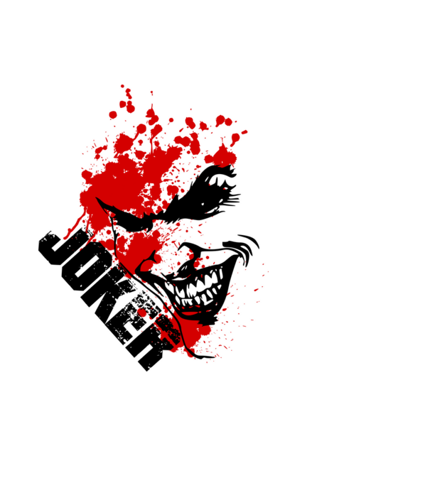 joker minta fekete pólón