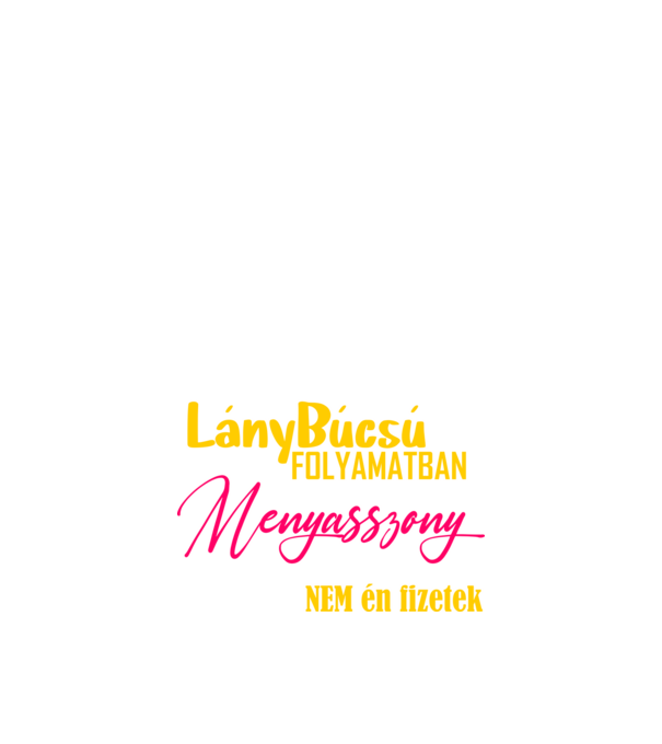 leánybúcsú menyasszony minta homokszín pólón