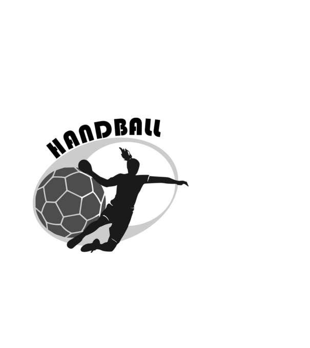 hand ball minta fehér pólón