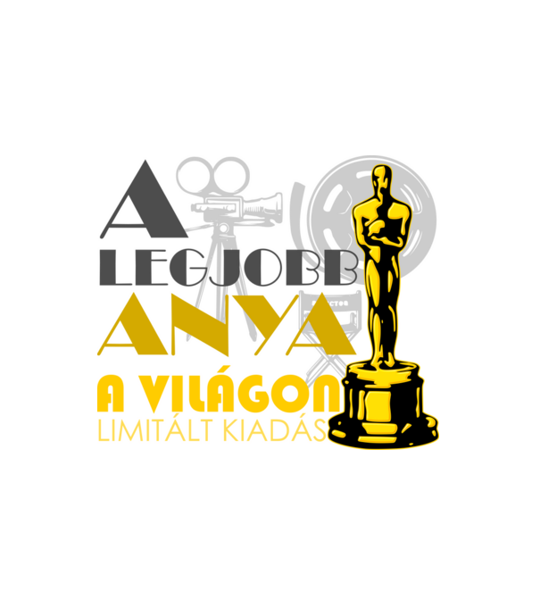 Oscar díjas Anya minta fehér pólón