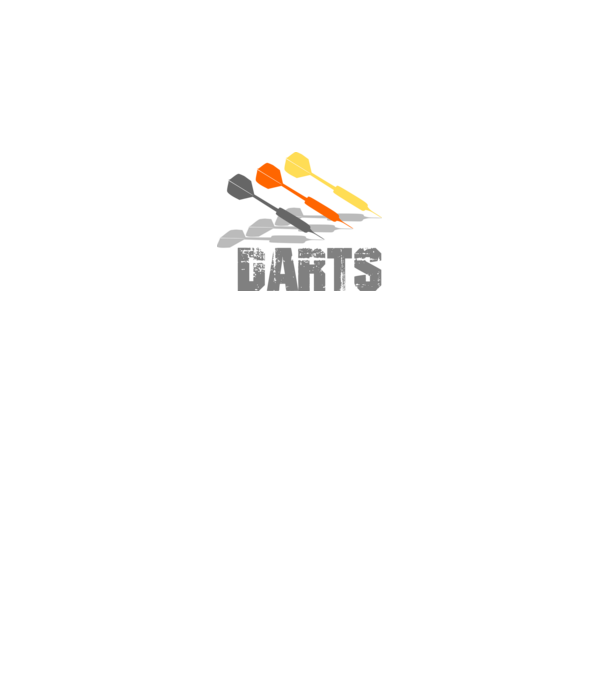 darts 2 minta fehér pólón