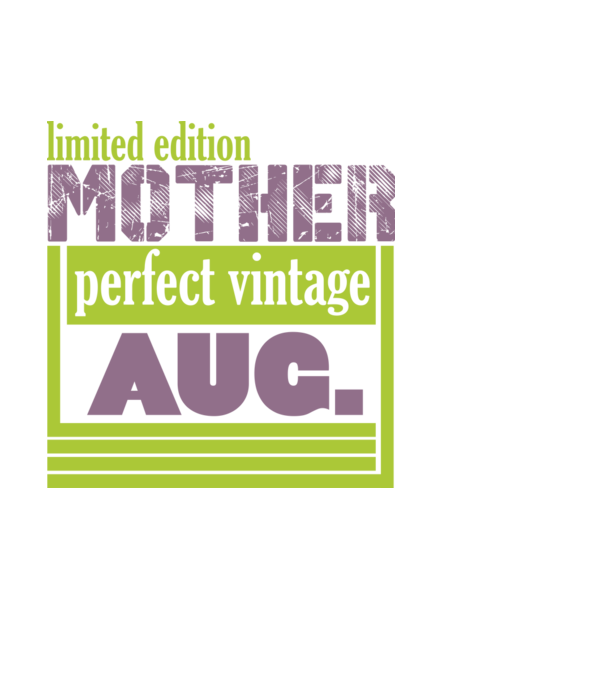 mother augpng minta sötétkék pólón