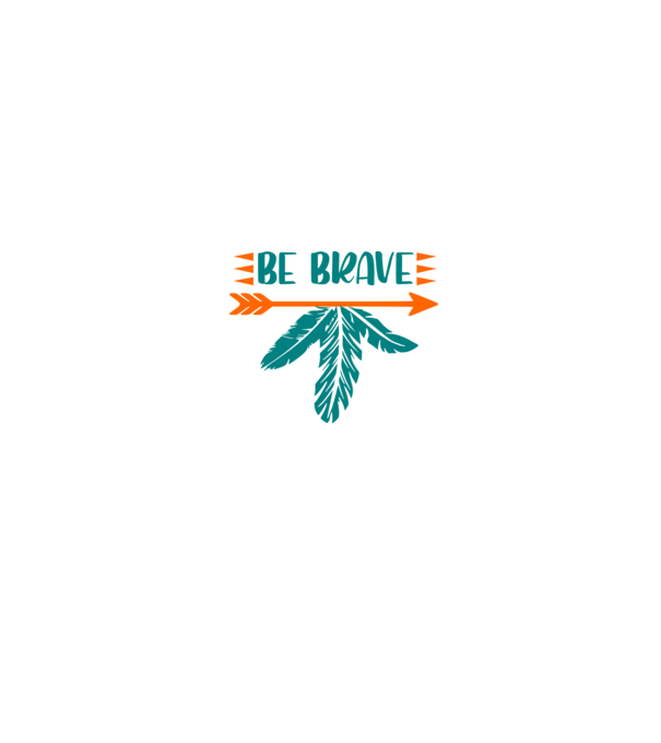 be brave02 minta szürke pólón