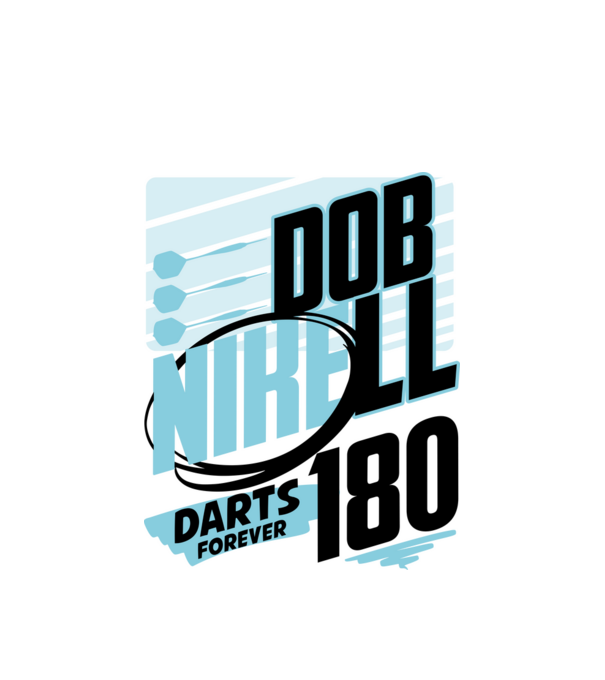 DARTS minta fehér pólón