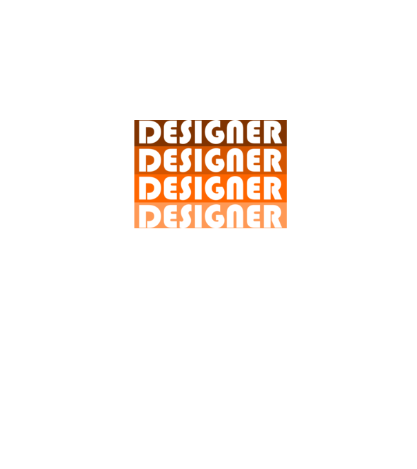 designer narancs minta sötétkék pólón