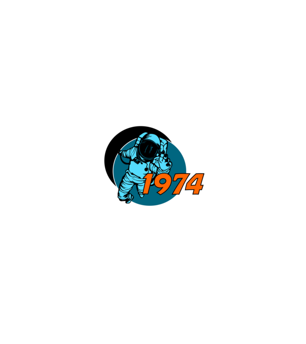 úrhajós 1974 minta fekete pólón