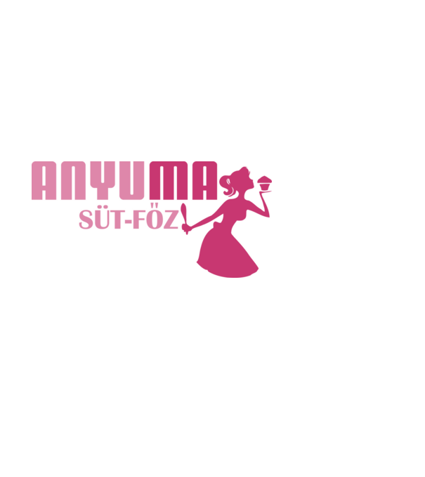 anyuma süt-főz minta fehér pólón