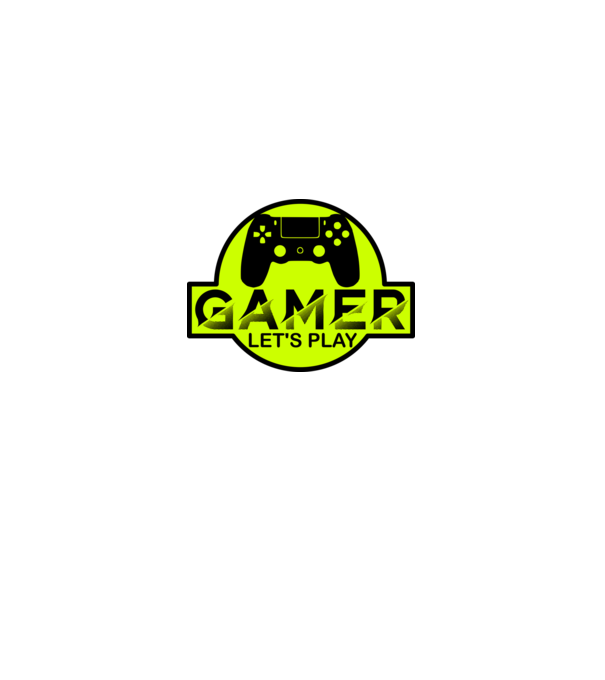 let's play zöld minta fehér pólón