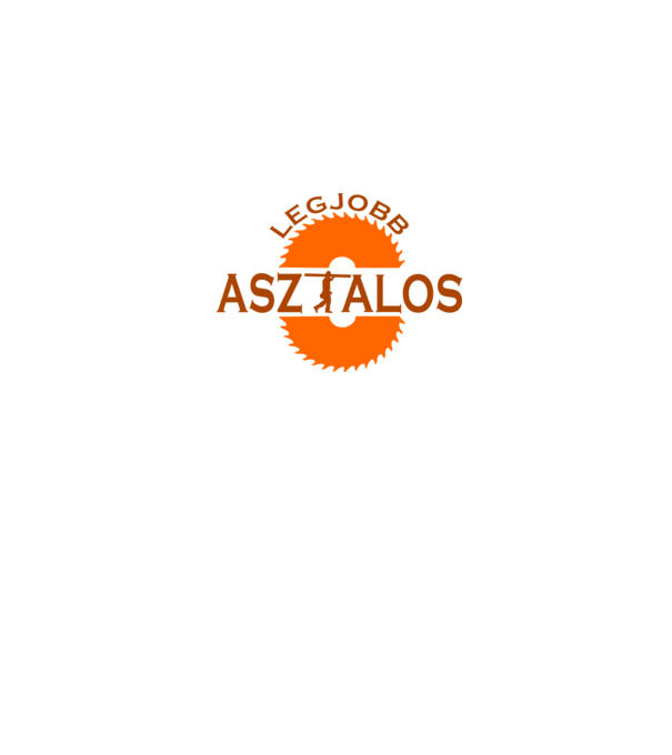 asztalos barna minta szürke pólón