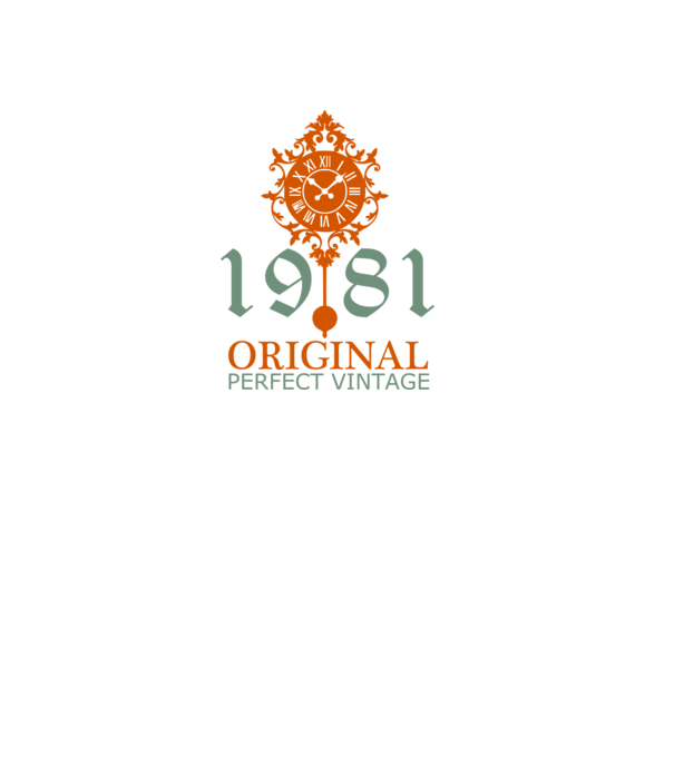 original 1981 minta szürke pólón