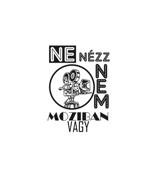 ne nézz minta fehér pólón