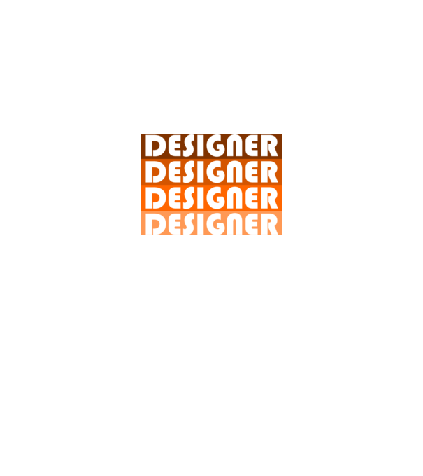 designer narancs minta fekete pólón