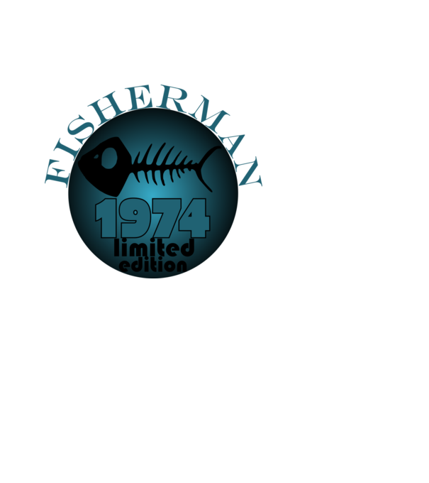 fisherman 1974 minta fekete pólón