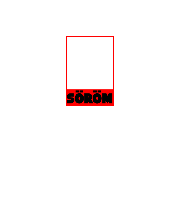 fogd meg a söröm fehér minta fekete pólón