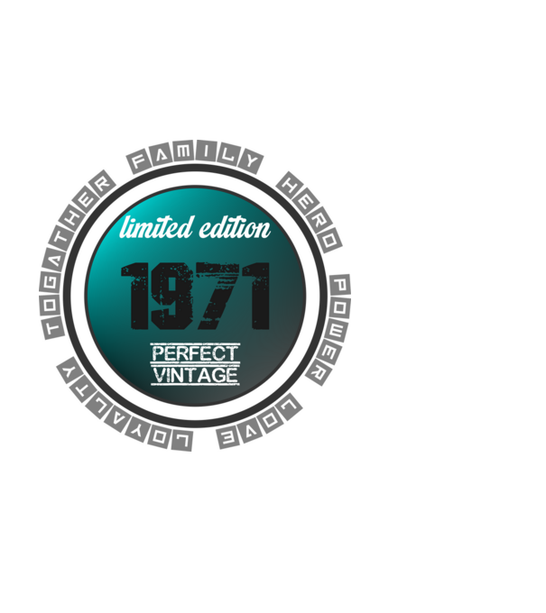 perfect 1971 minta fekete pólón