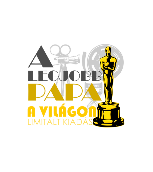 Oscar díjas Papa minta fehér pólón