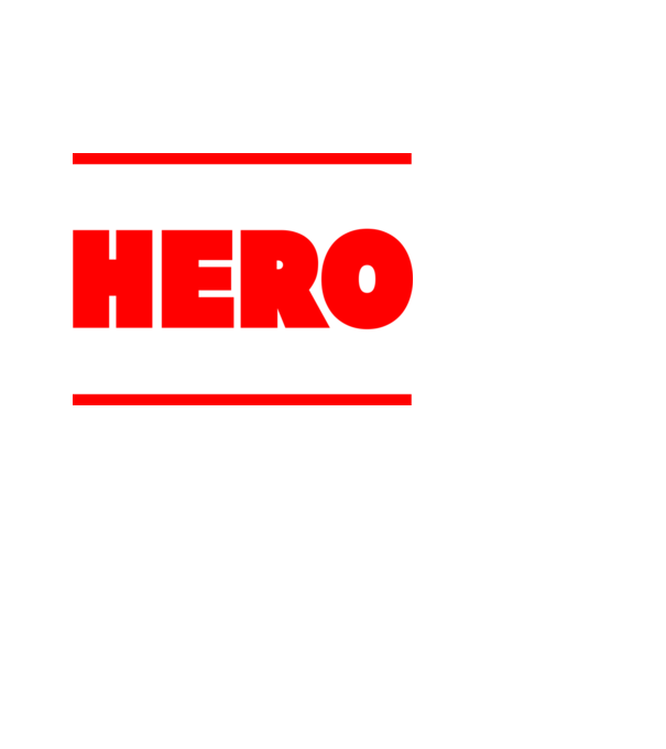 apa hero fehér minta fekete pólón