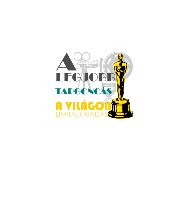 Oscar díjas TARGONCÁS minta fekete pólón