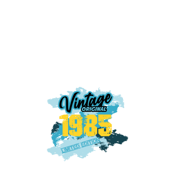 1985 vintage minta fekete pólón