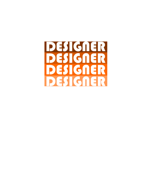 designer narancs minta fekete pólón