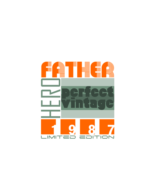 hero father 1987 minta fekete pólón