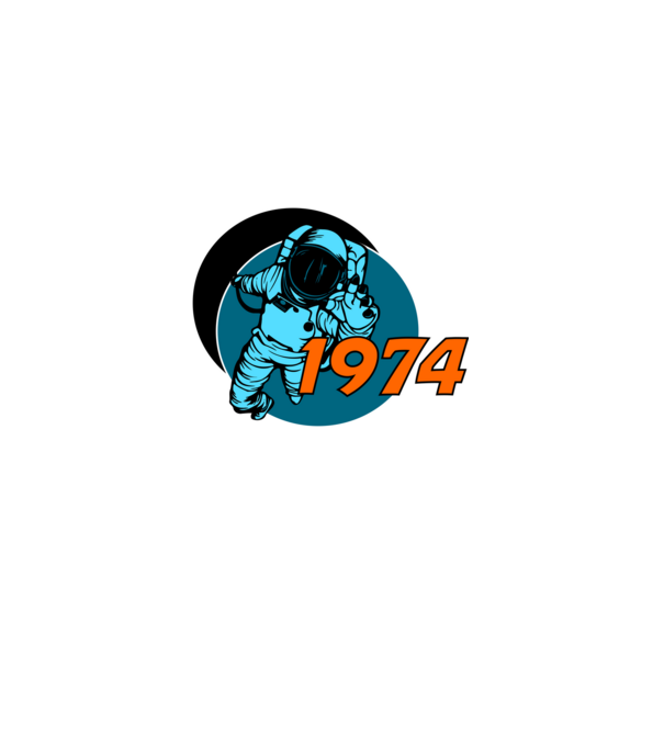 úrhajós 1974 minta fekete pólón