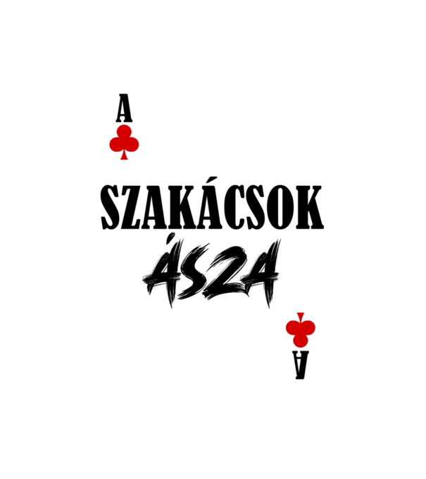 A card szakácsok fehér minta fehér pólón