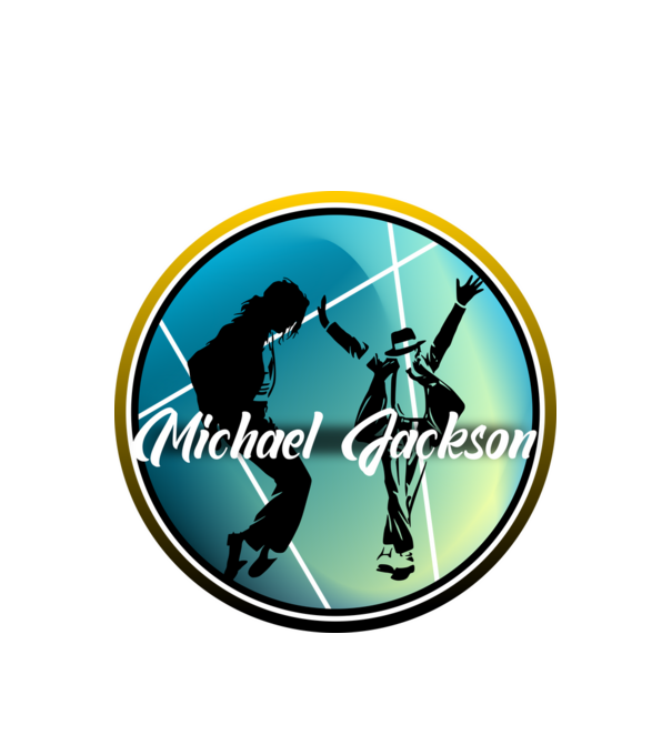 Michael minta fehér pólón