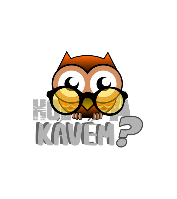 hol a kávém owl 1 minta fehér pólón