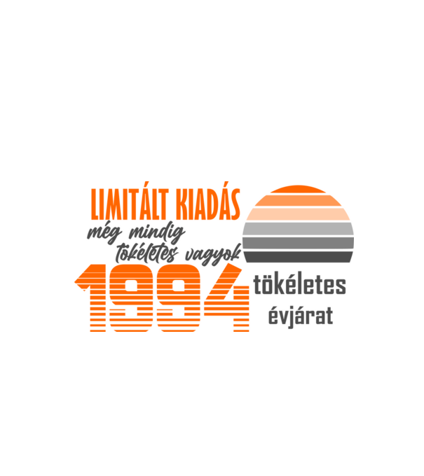 limitált kiadás 1994 minta fekete pólón