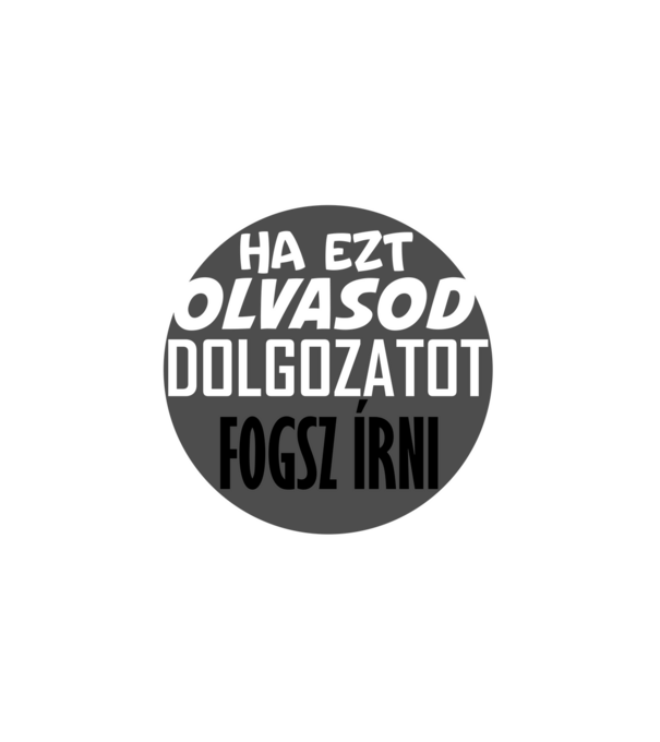 tanár minta fehér pólón