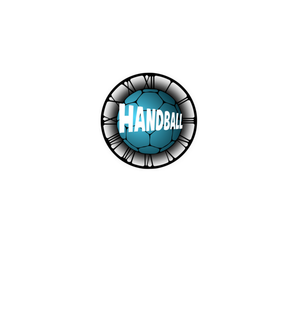 handball clock minta szürke pólón