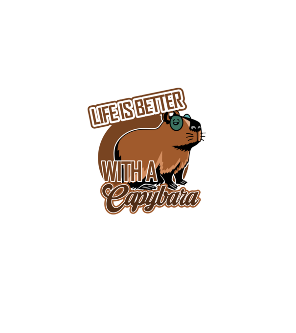 capybara minta fekete pólón