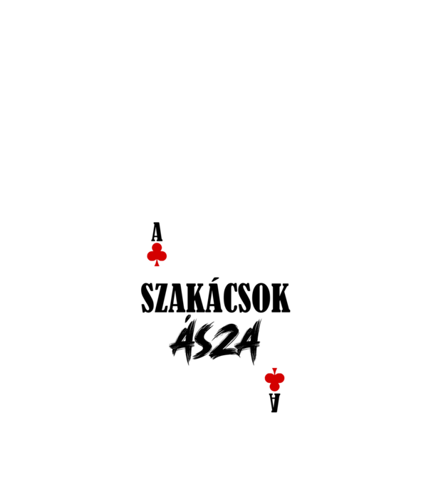 A card szakácsok fehér minta fekete pólón