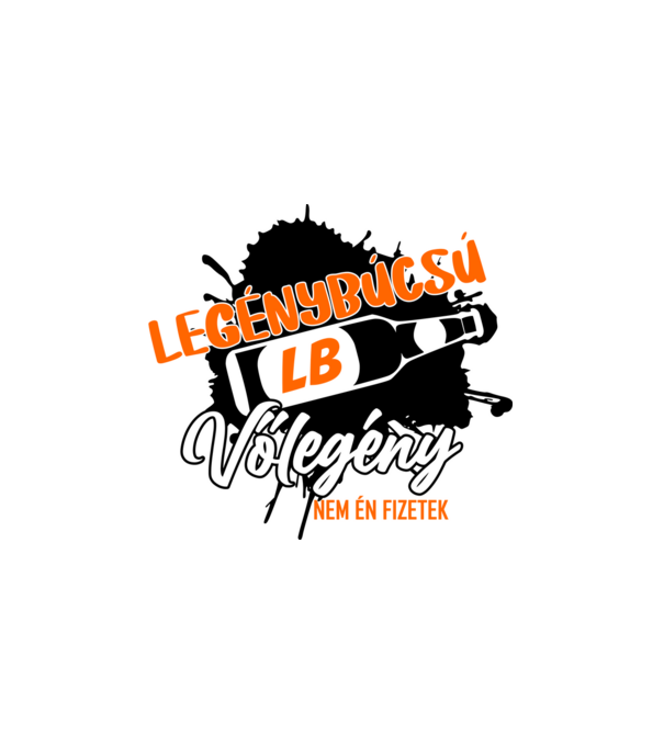 legénybúcsú vőlegény minta fehér pólón