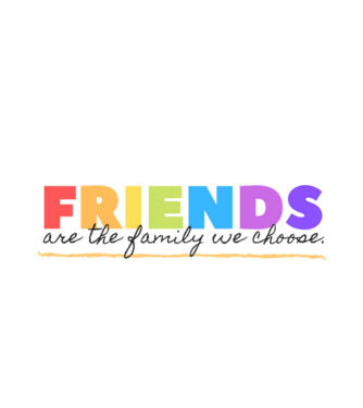 friends minta fehér pólón