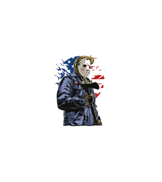 American Killer minta fehér pólón