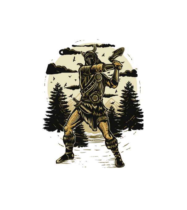 Viking minta fehér pólón