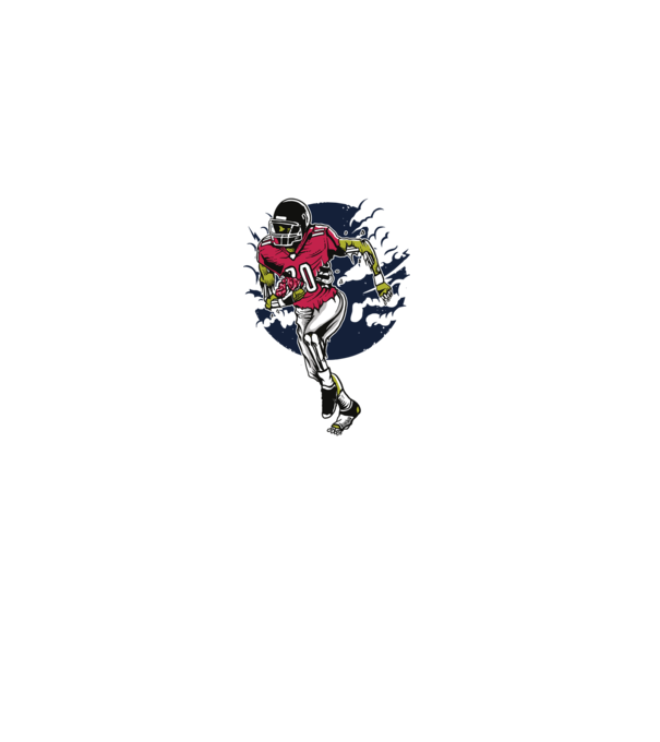 Zombie Football minta fekete pólón