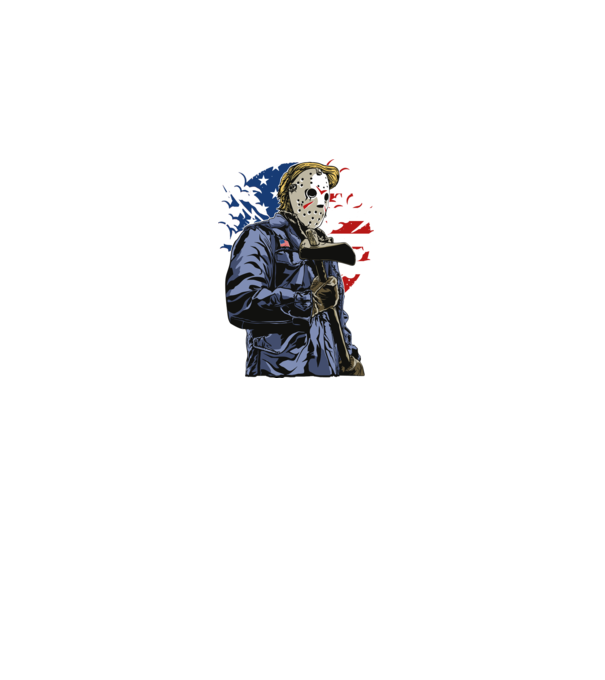 American Killer minta fekete pólón