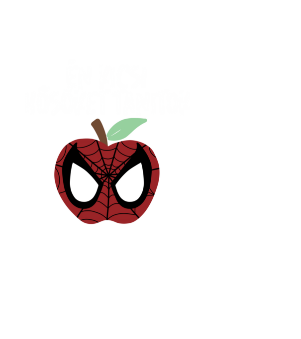 Kicsi szuperhősöket tanítok minta fekete pólón