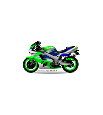 0002_Kawasaki_Ninja_ZX_9Rb_green minta fehér pólón