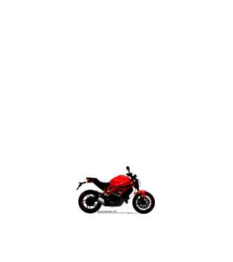 0016_Ducati_Monster_797 minta fehér pólón
