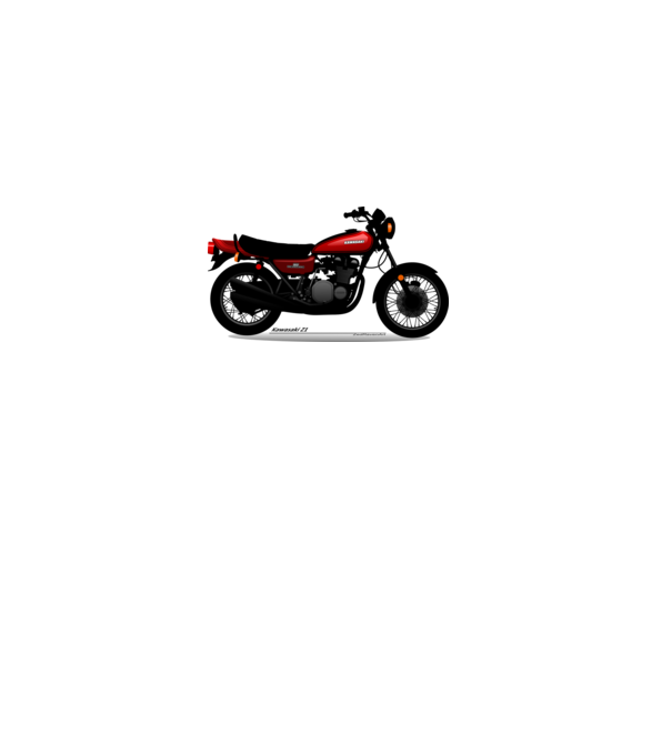 0021_Kawasaki_Z1_colored minta fehér pólón
