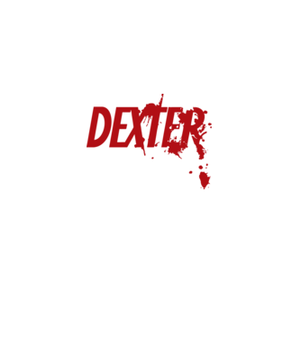 Dexter minta fehér pólón