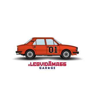 SKODA 105 - HAZÁRD MEGYE LORDJAI edition minta fehér pólón